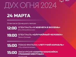 Югорчан ждет насыщенная программа международного фестиваля кинодебютов «Дух огня» с 23 по 26 марта 2024 года.